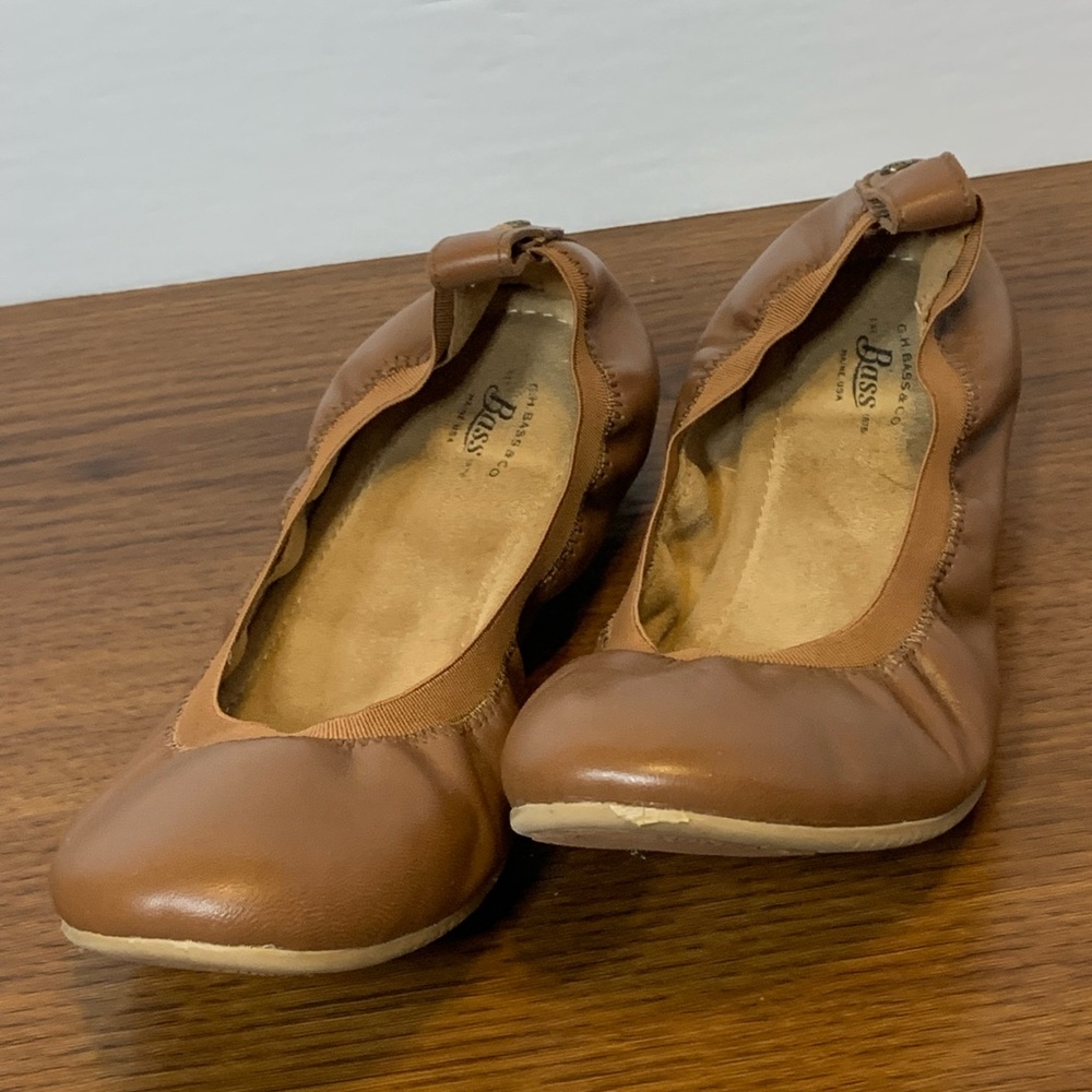 G.H. Bass Brown/Tan Ballet Flat - 9M